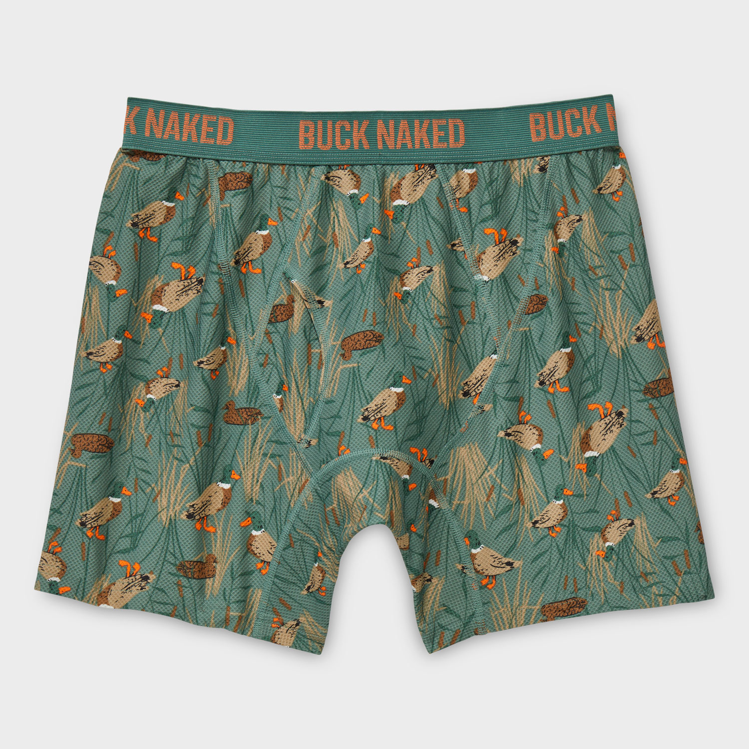 Men S Buck Naked Pattern Boxer Briefs Duluth Trading Company