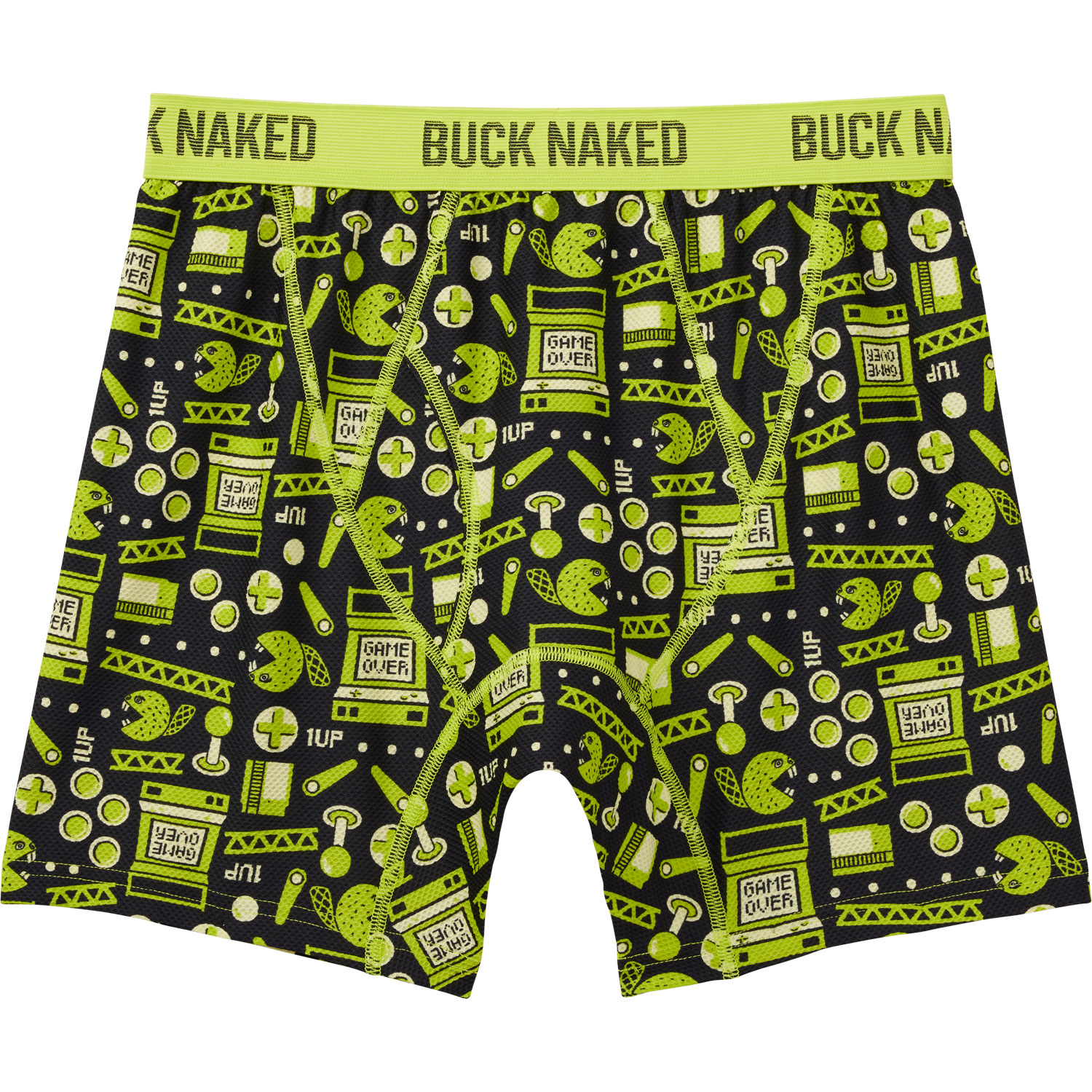 Men S Go Buck Naked Pattern Boxer Briefs Duluth Trading Company