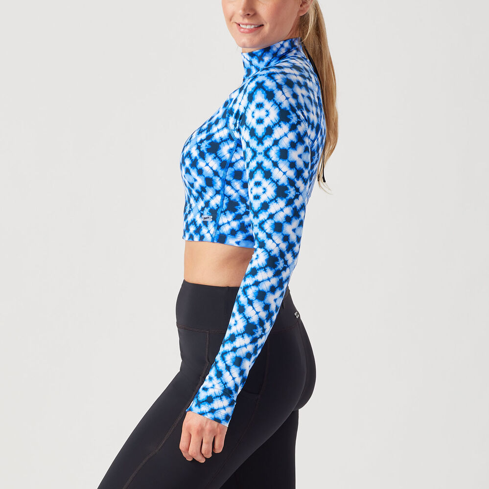 Women's Suit Up Swim Built-in Bra Long Sleeve Top Main Image