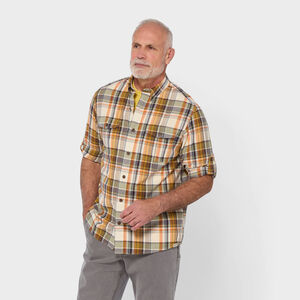 Men's Indian Madras Relaxed Fit Work Shirt