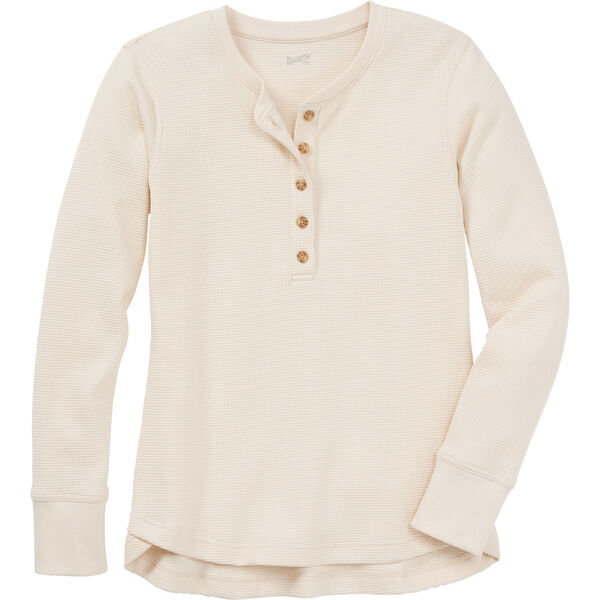 Women's Burly Thermal Long Sleeve Henley Duluth Trading Company
