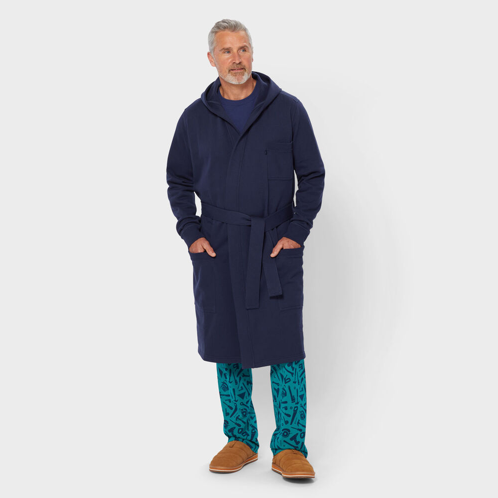Men's Souped-Up Fleece Robe Main Image