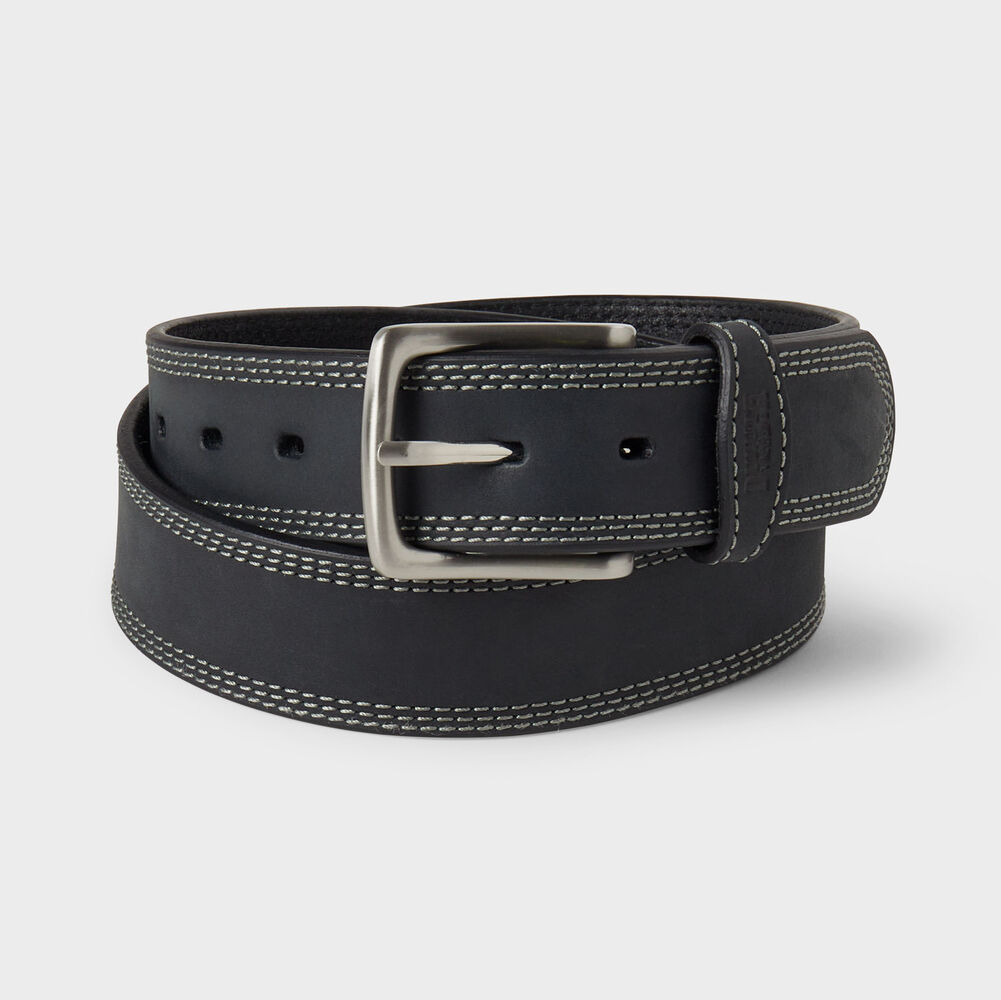 Men's Gets Better With Age Leather Work Belt BLK 038 Main Image