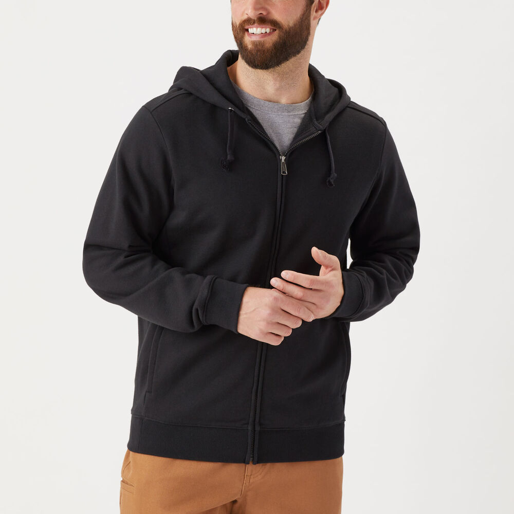 Men's Midweight Relaxed Fit Full Zip Hoodie Sweatshirt Main Image