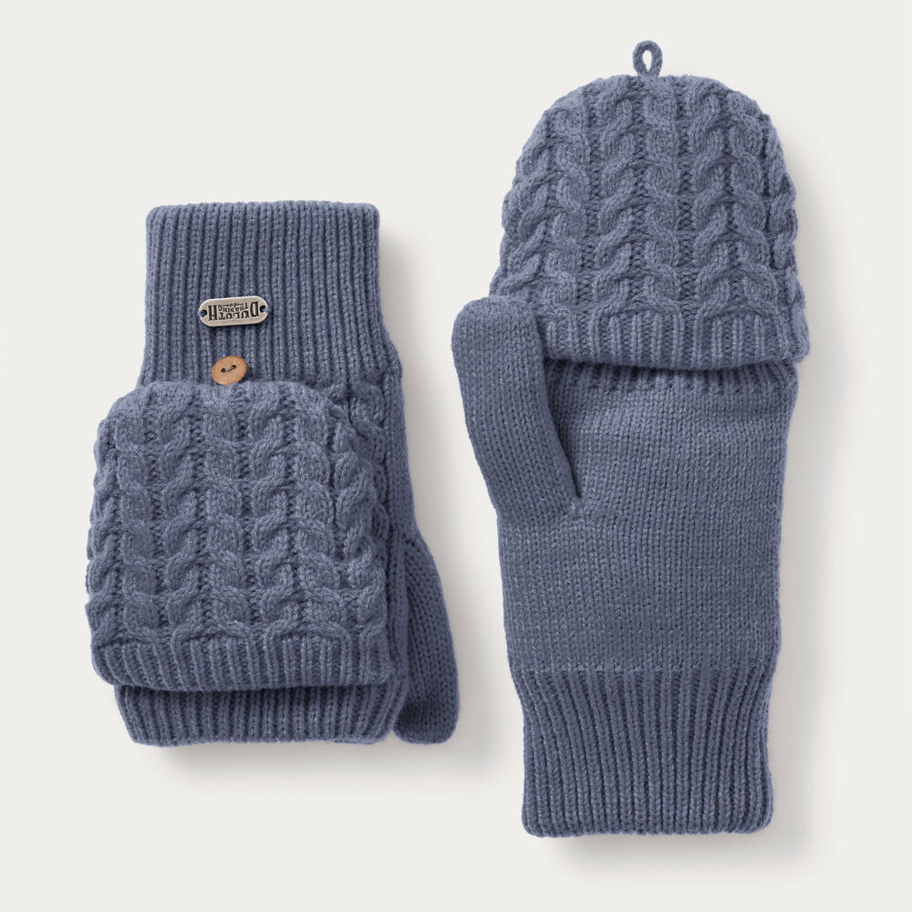 Women's Cable Knit Flip Mitt Main Image
