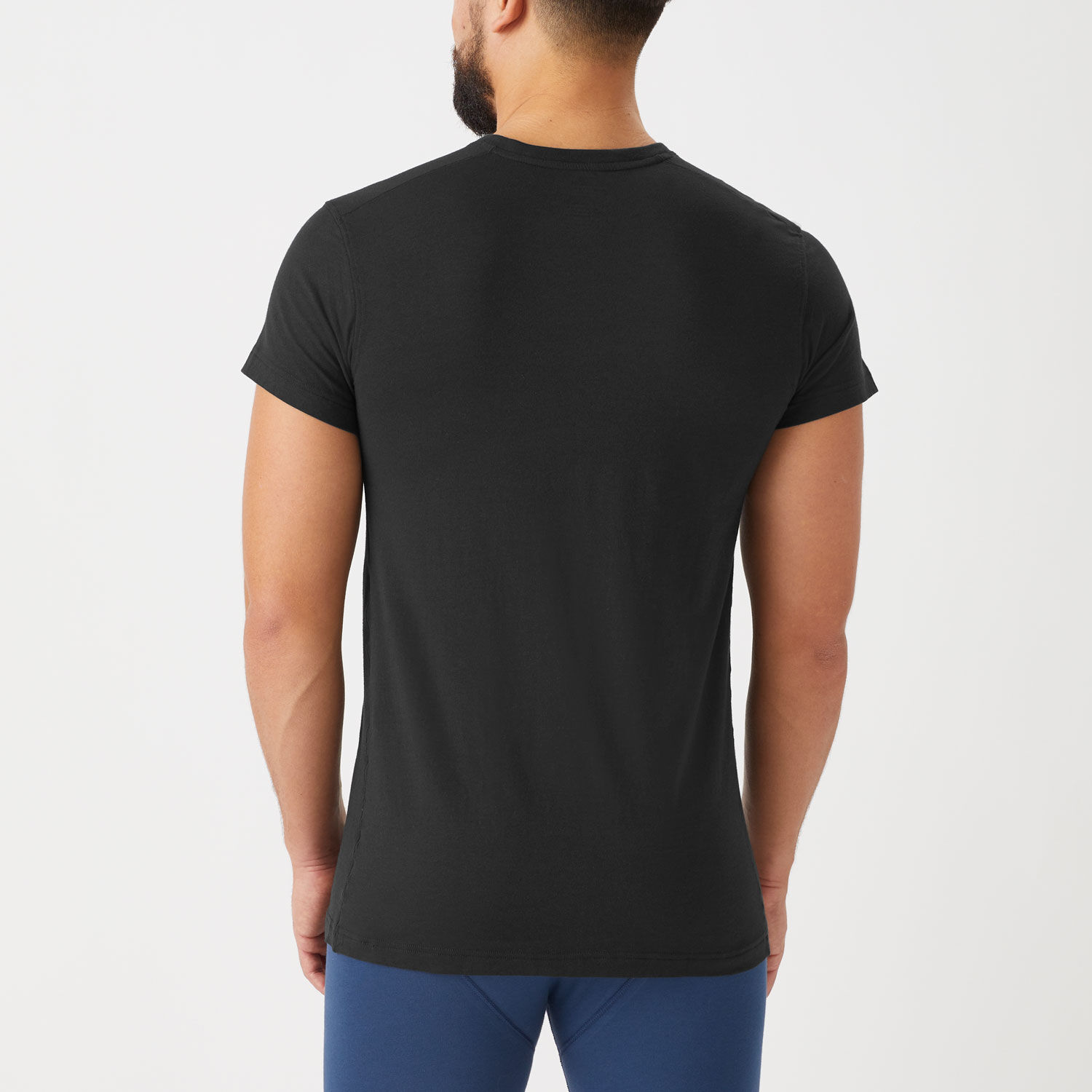 Printed Men Round Sleeve Neck Black T-Shirt | Faricon