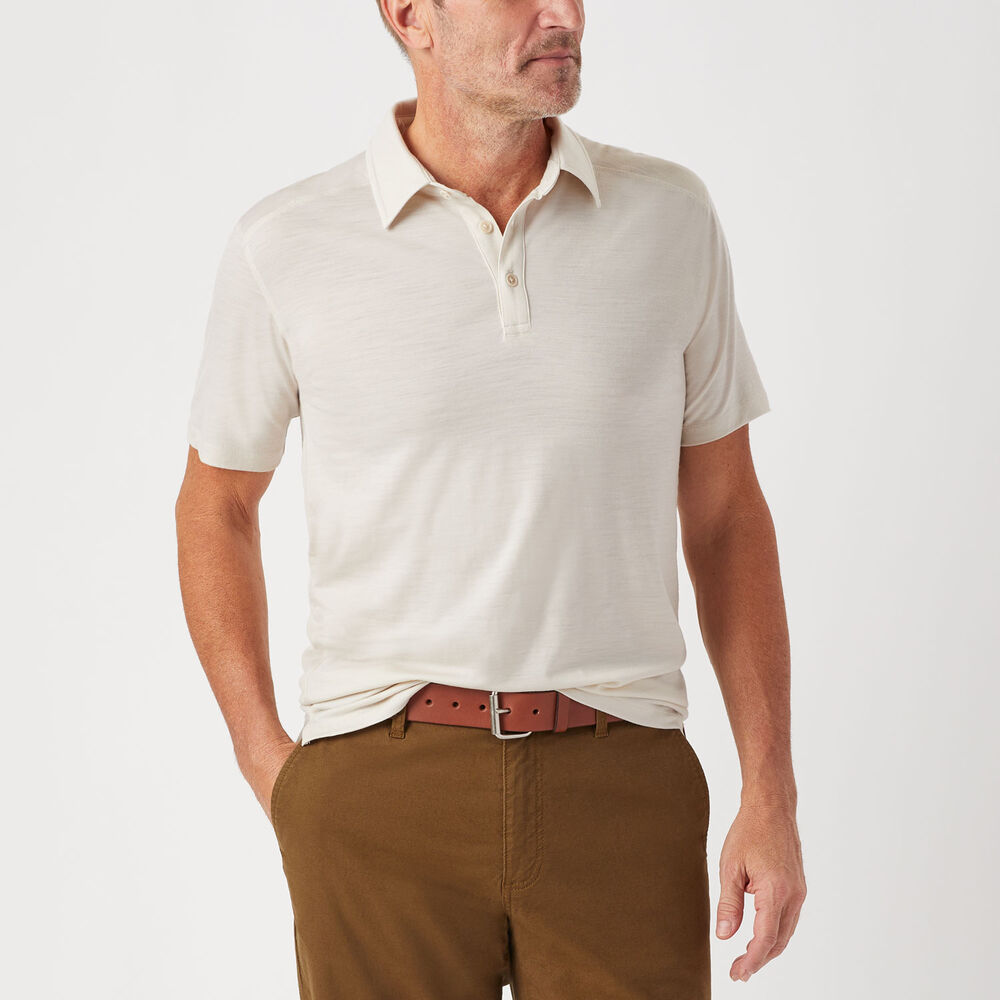 Men's Best Made Short Sleeve Merino Polo Main Image