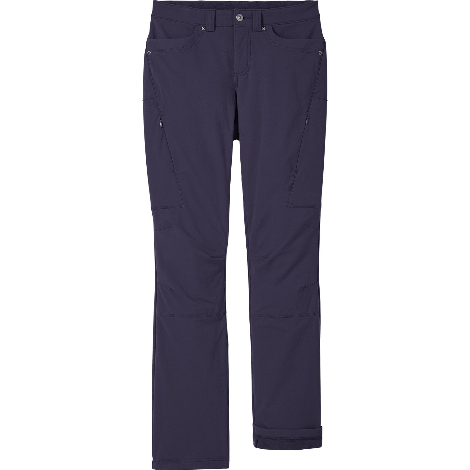 Amalfi Faded Navy Cotton and Linen Stretch Drawstring Pant