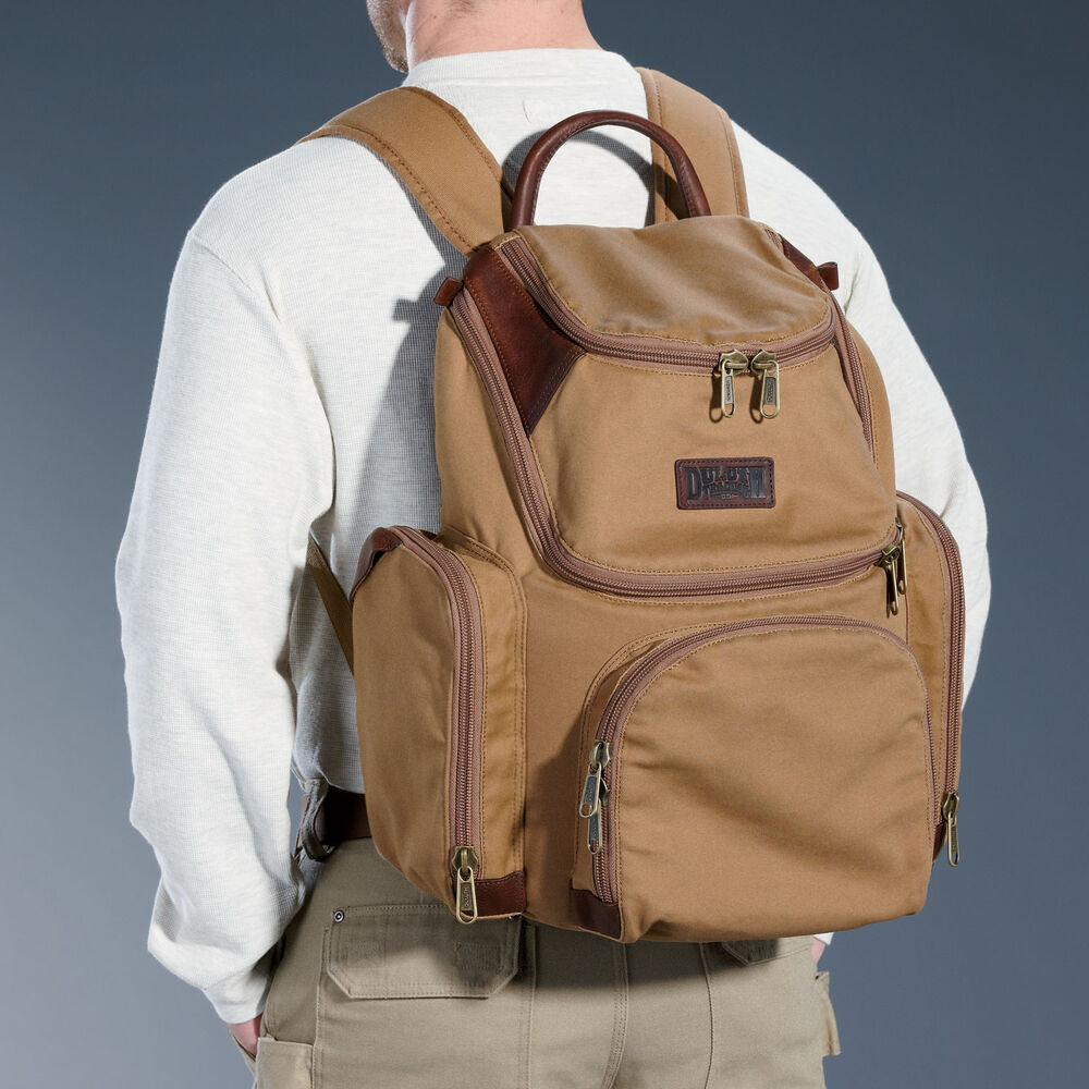 Fire Hose/Leather Backpack Main Image