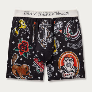 Men's Buck Naked Smooth Boxer Briefs
