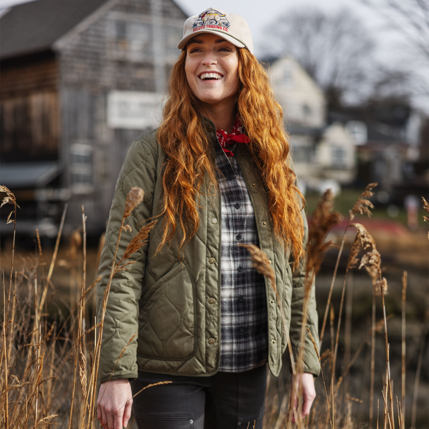 JUSGLITTY カーキ ブルゾン S Women's Sutter's Mill Jacket | Duluth Trading Company