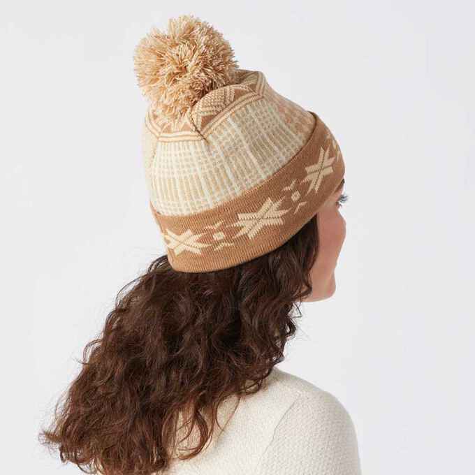 Women's Scandinavian Pom Hat
