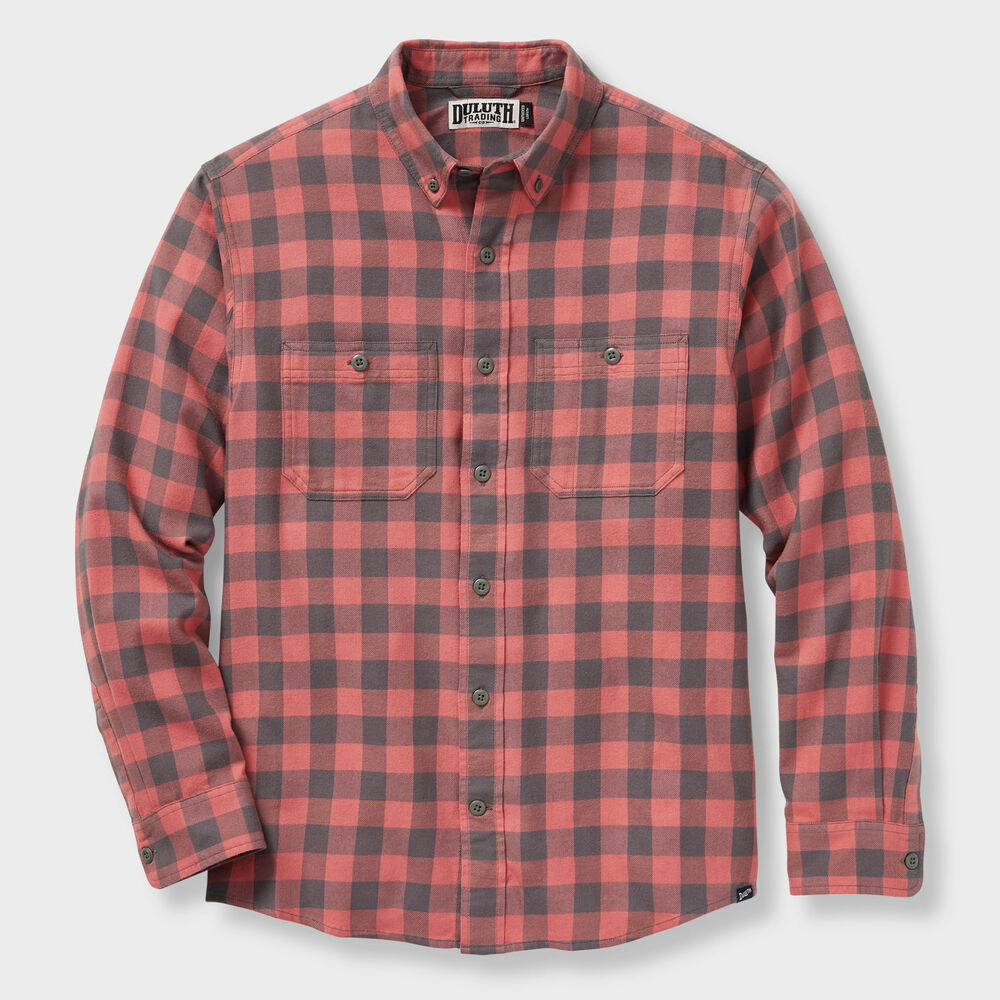 Men's Seawool Lightweight Flannel Long Sleeve Shirt Main Image