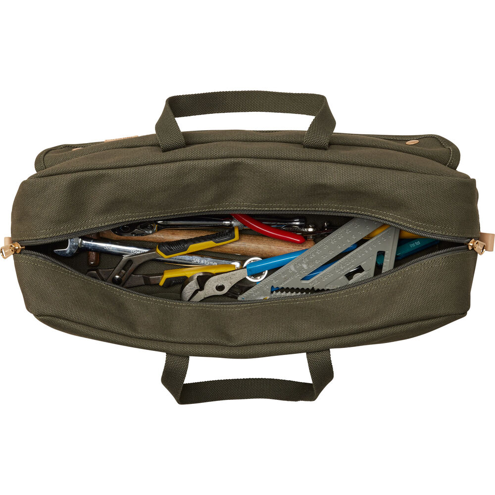 Canvas Zip Top Tool Tote Main Image