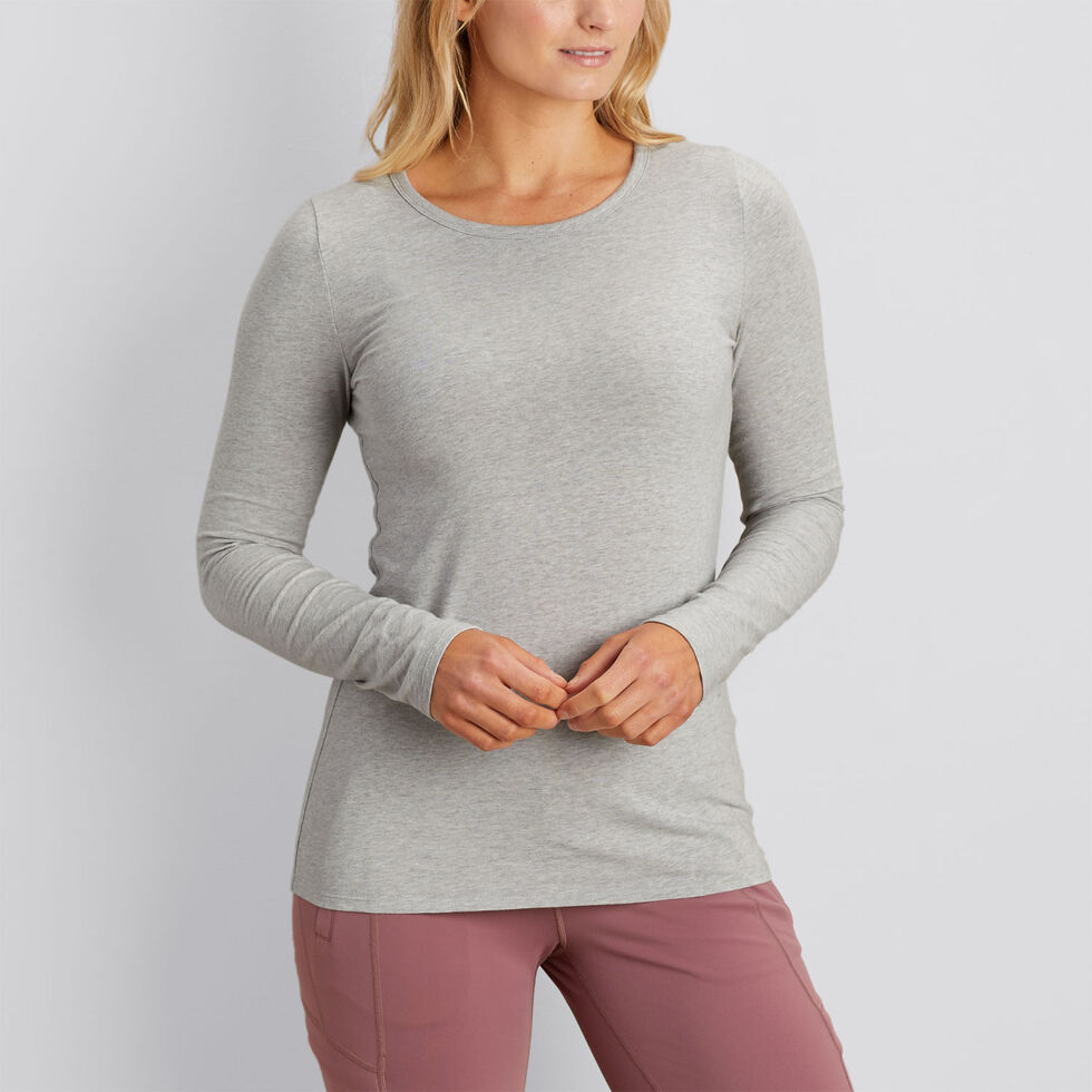 Long Scoopneck Women\'s Sleeve No-Yank Duluth T-Shirt | Trading Company
