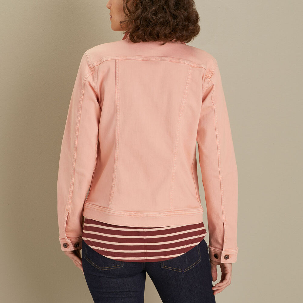 Women's Garment-Dyed Denim Jacket Main Image