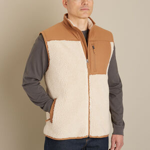 Men's Burly Sherpa Fleece Vest