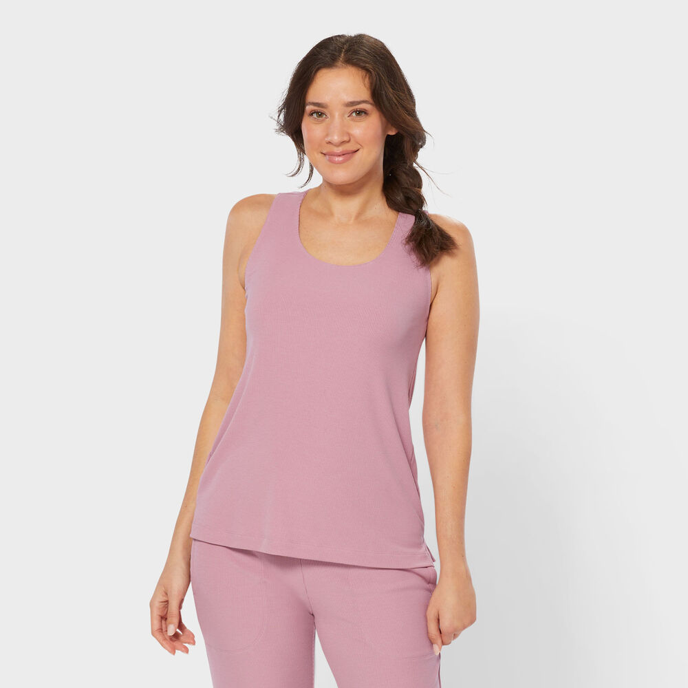 Women's Dang Soft Rib Racerback Sleep Tank Main Image