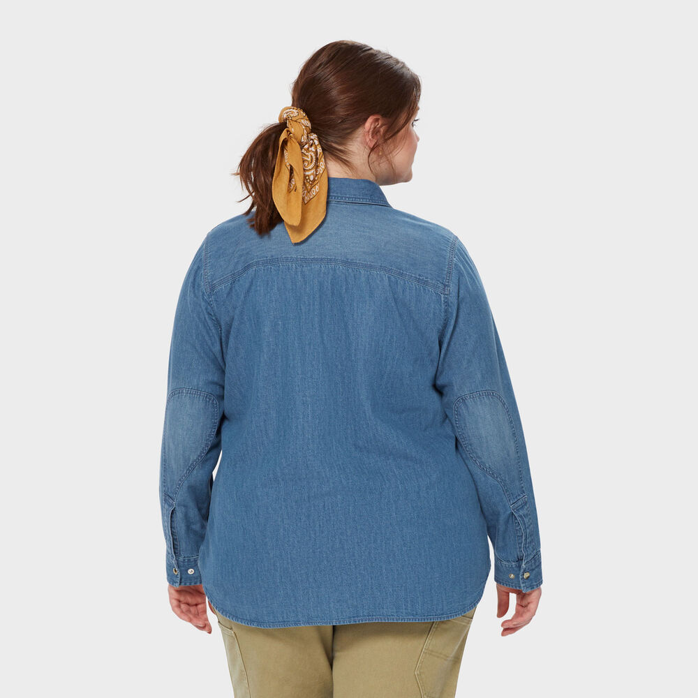 Women's Plus Denim Shirt Main Image