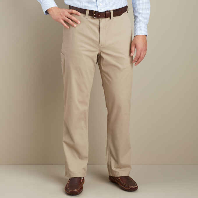 DuluthFlex Ballroom Khaki Relaxed Fit Flannel-Lined Pants | Duluth ...