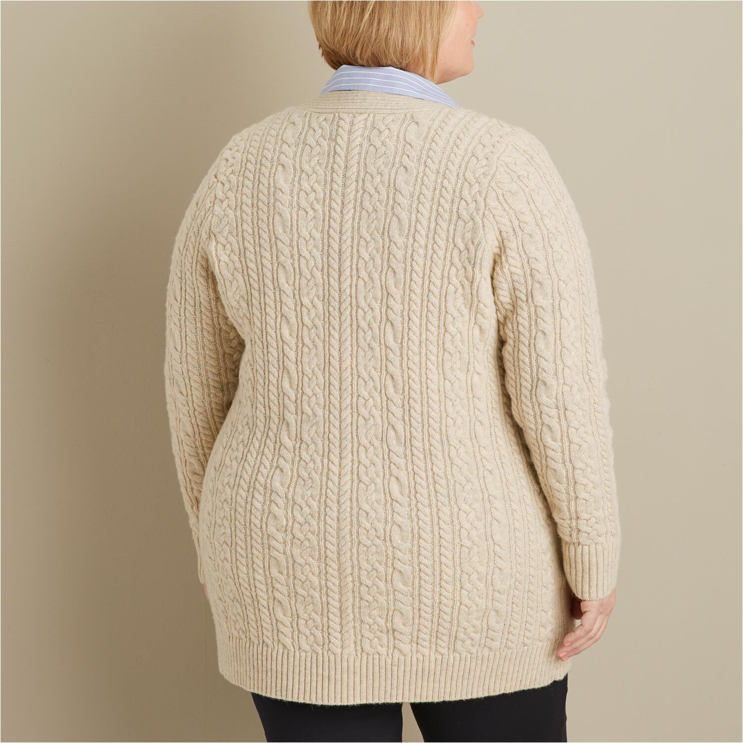 Plus size 2025 fisherman sweater