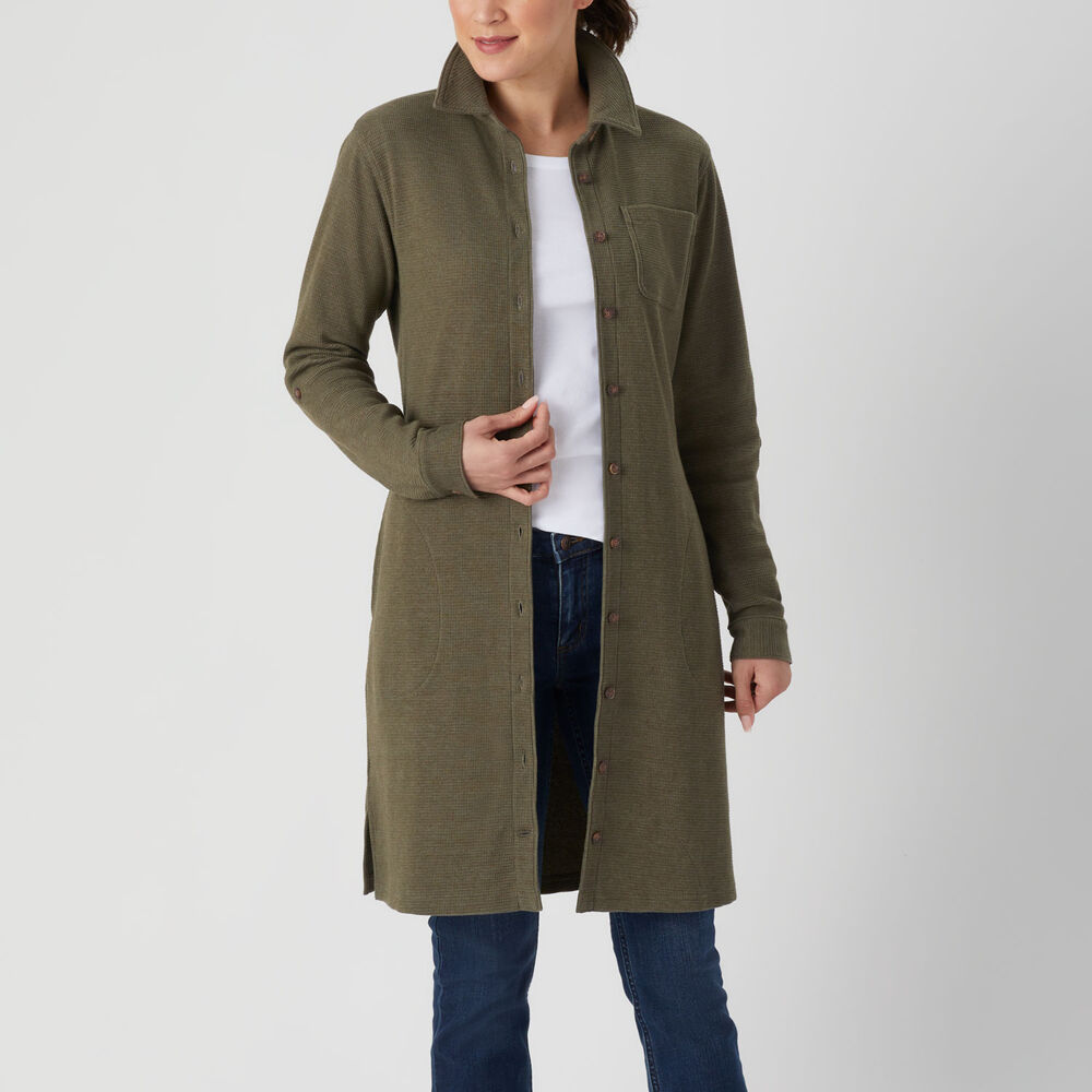 Women's Burly Thermal Shirt Dress Main Image