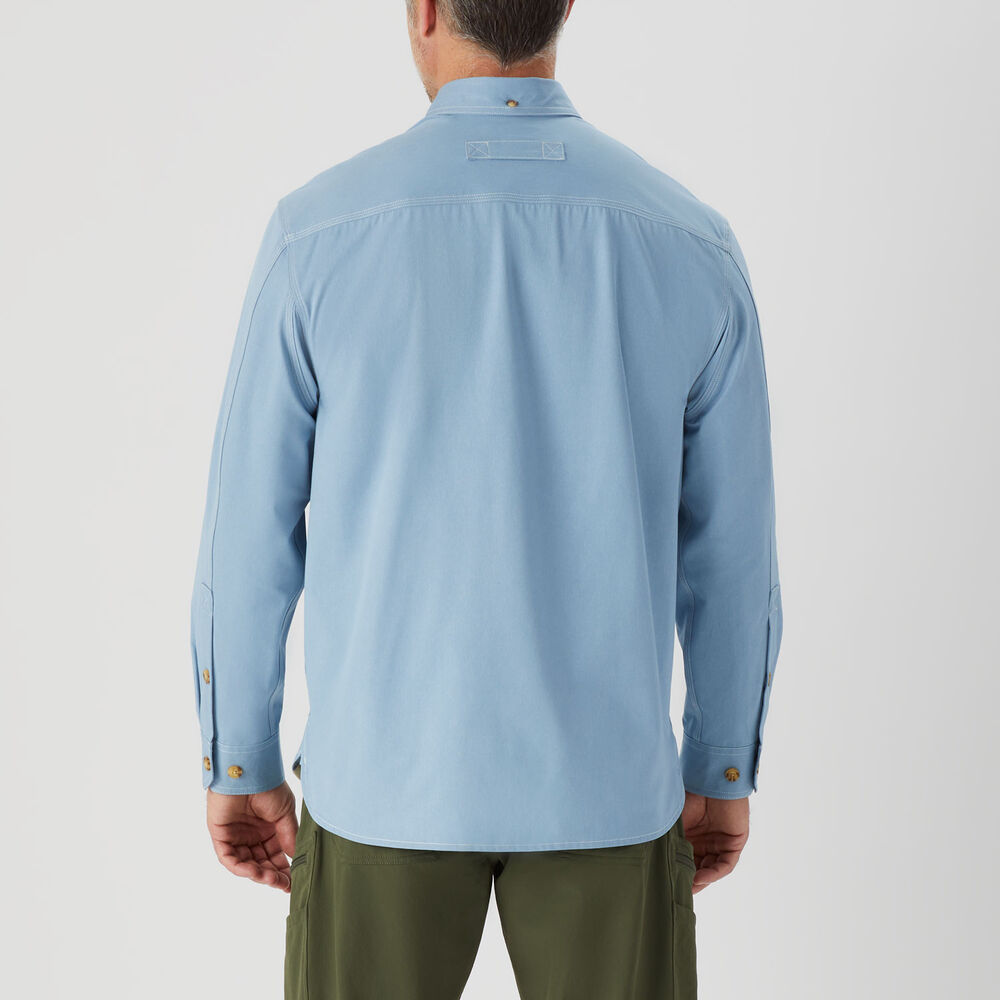 Men's Duluth Untucked Bush Pilot Chambray Shirt Main Image