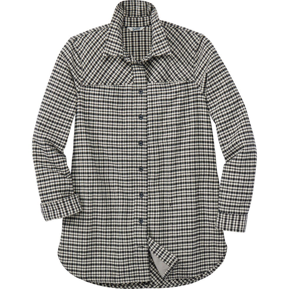 Women's Plus Folklore Flannel Tunic Duluth Trading Company