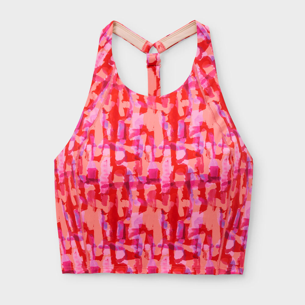 Women's AKHG Lost Lake Longline Swim Bra Top PPZ 014 Main Image