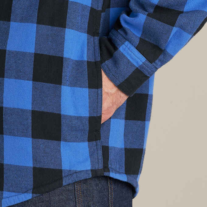 Men’s Free-Swingin’ Flannel Waffle-Lined Long Sleeve Shirt | Duluth ...