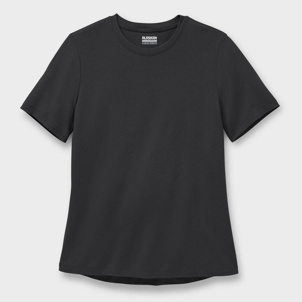 Women's AKHG Plus Renew Bamboo Crewneck Short Sleeve Tee Main Image