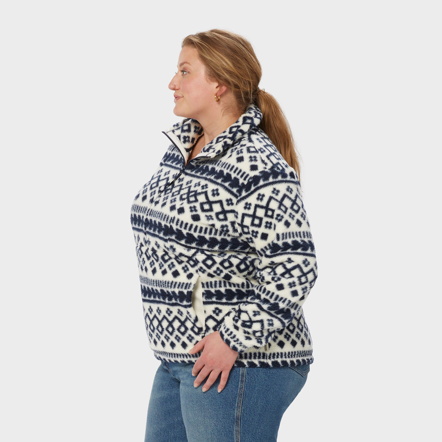 Women's Plus Pile Hi Fleece 1/4 Zip Mockneck | Duluth Trading Company