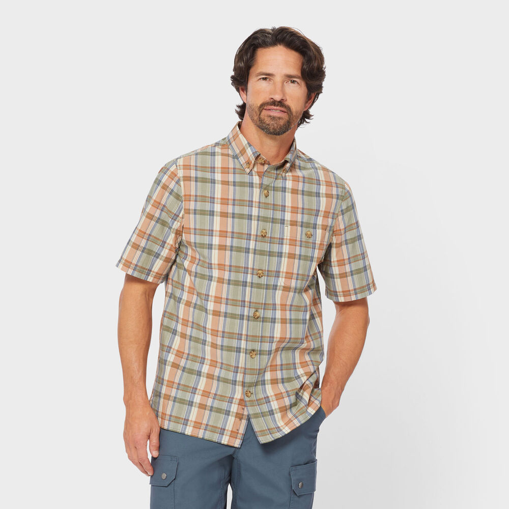 Men's BBQ Slim Fit Short Sleeve Shirt Main Image