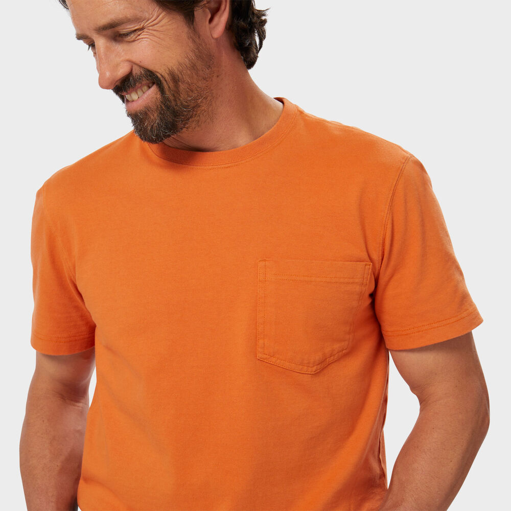 Men's Longtail T Slim Fit SS Crew with Pocket Main Image