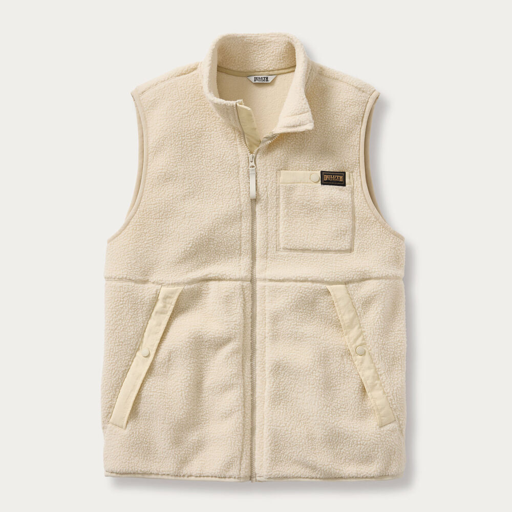 Men's Pile Hi Fleece Full-Zip Mock Neck Vest Main Image
