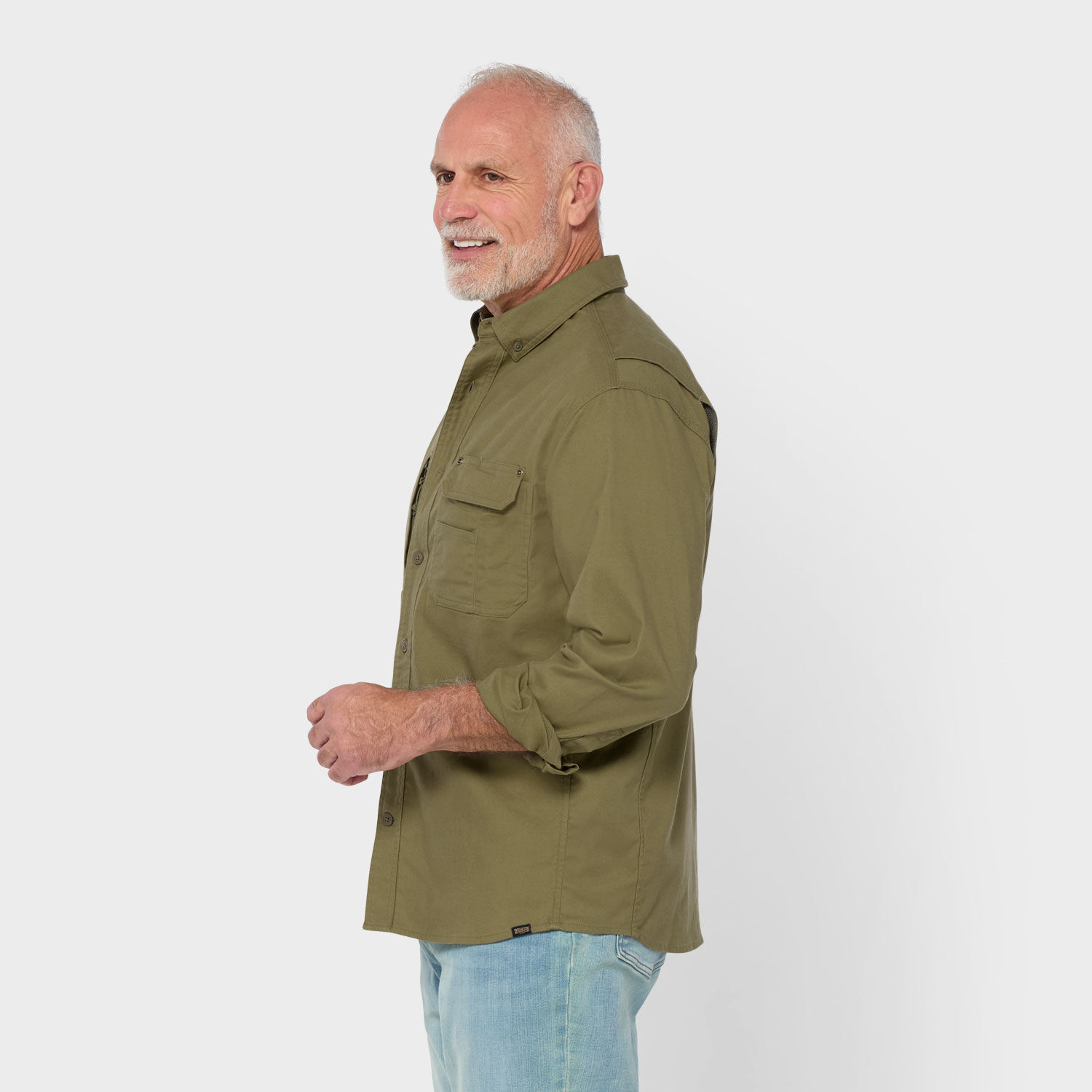 Men's Fire Hose Lightweight Long Sleeve Work Shirt | Duluth