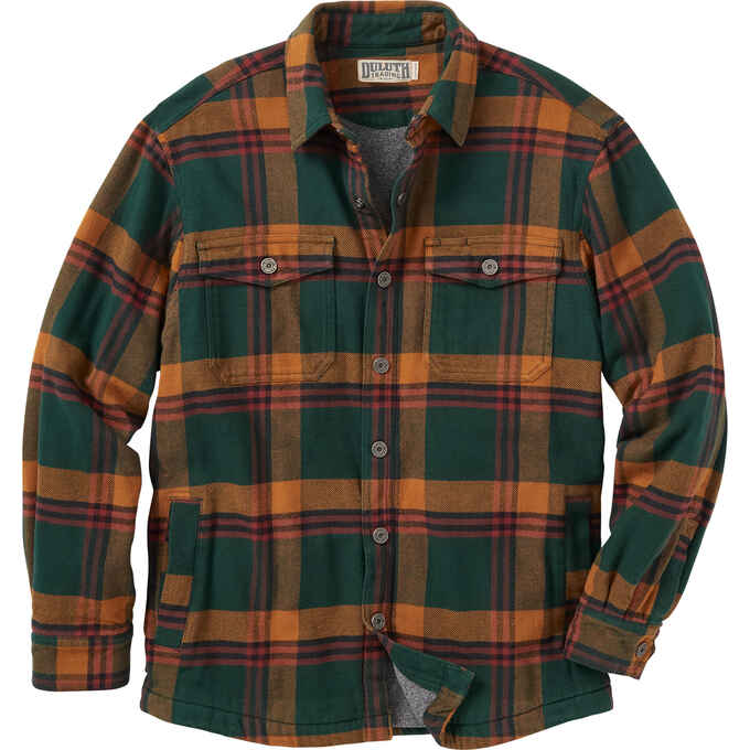 Men's Flapjack Fleece-lined Relaxed Fit Shirt Jac