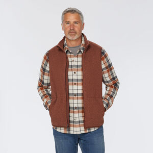 Men's Sweater Fleece Zip Vest