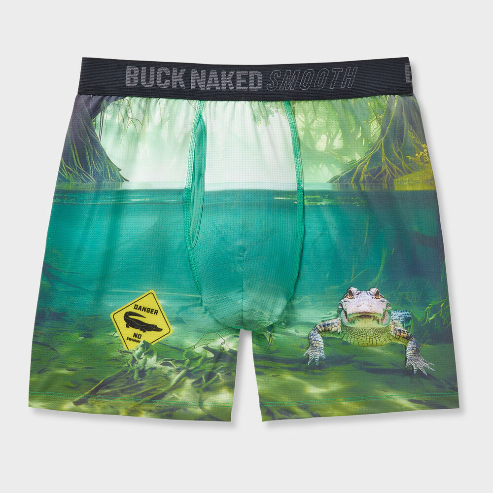 Men's Buck Naked Smooth Boxer Briefs Main Image
