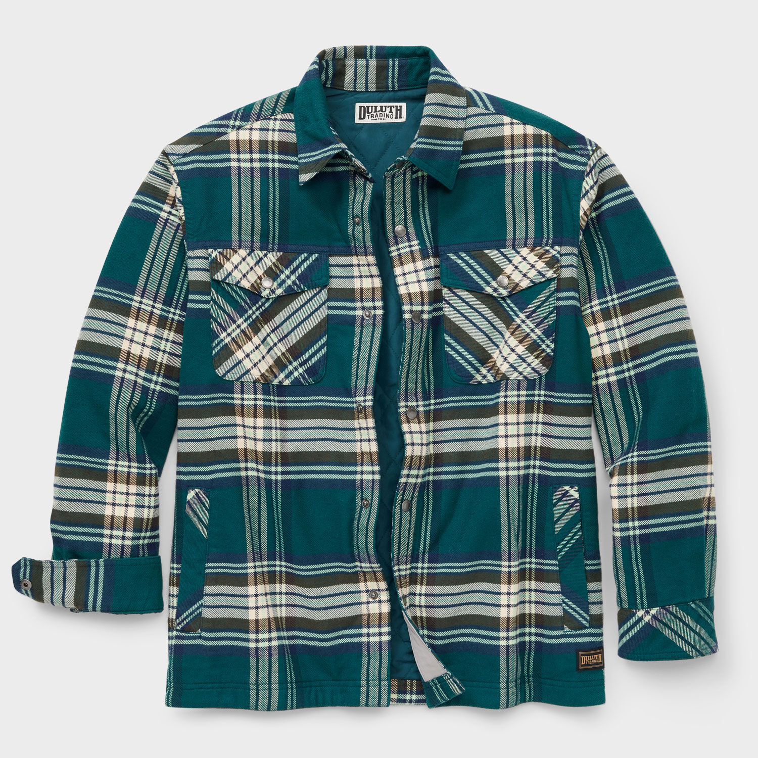Men's Folklore Flannel Insulated Shirt Jac | Duluth Trading Company
