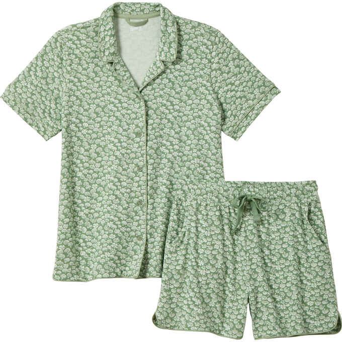 Women's Cotton Knit Printmaker Pajama Set | Duluth Trading Company