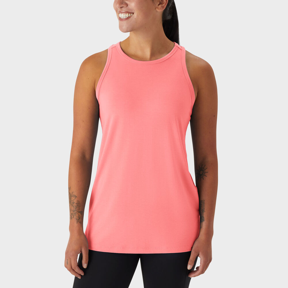 Women's AKHG Renew Bamboo Racerback Tank Main Image