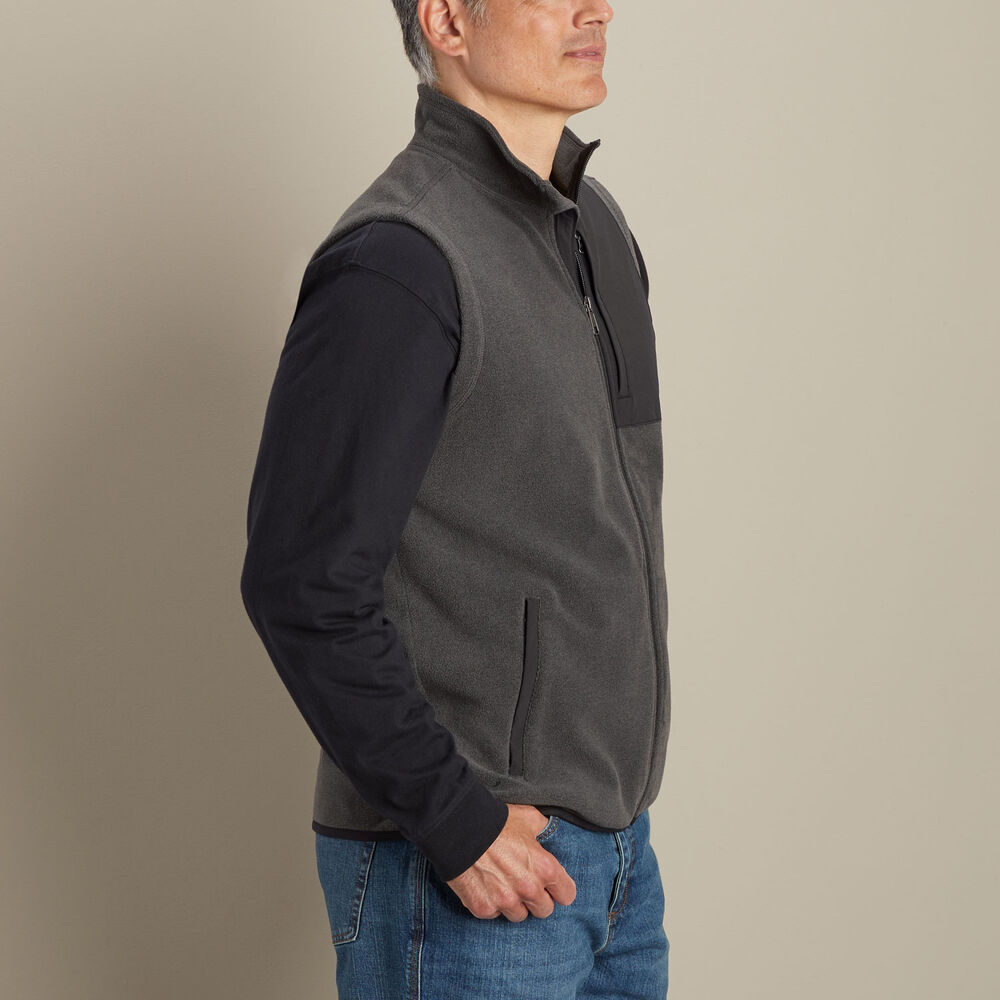 Men's Checkpoint Fleece Full Zip Vest Main Image