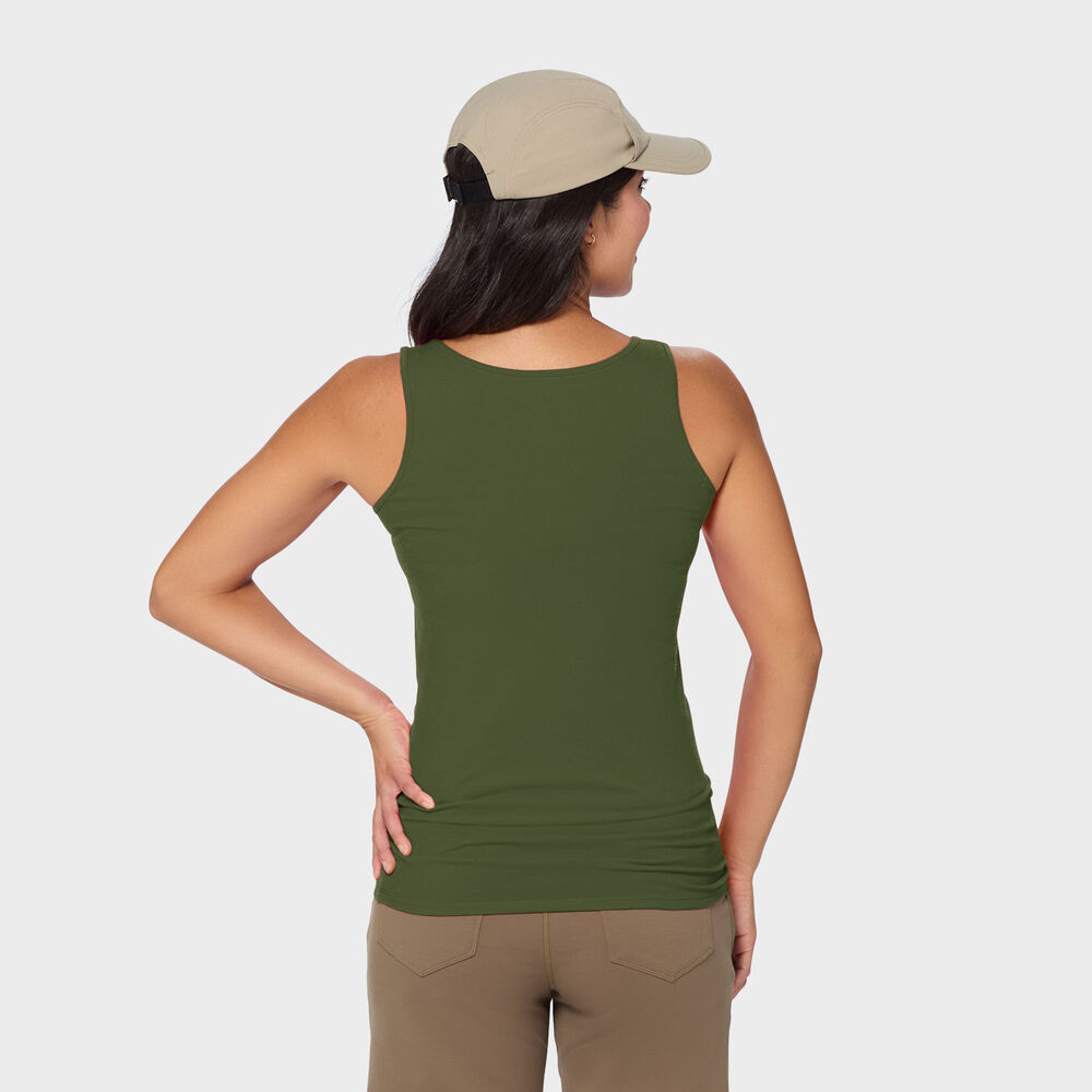 Women's No-Yank V-Neck Tank Main Image