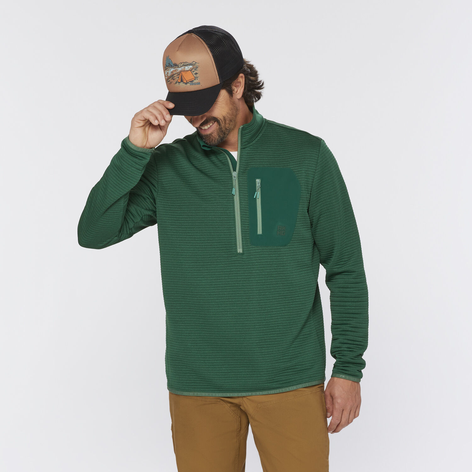 Men's AKHG Blackburn 1/4 Zip Mock | Duluth Trading Company