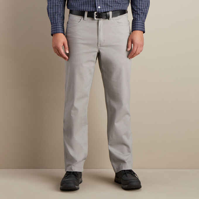 Men's DuluthFlex Ballroom Khaki Relaxed Fit 5-Pocket Pants | Duluth ...