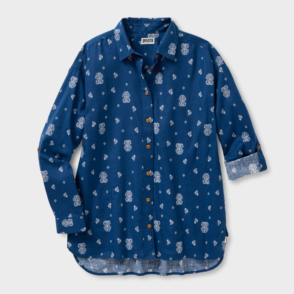Women's Artisan Hemp Overshirt Main Image