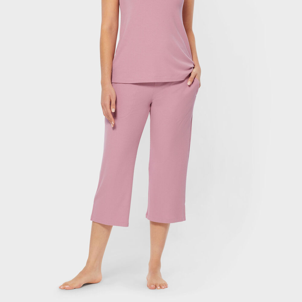 Women's Dang Soft Rib Relaxed Leg Capris Main Image