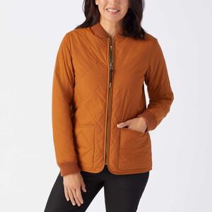 Women's Golden Harvest Quilted Bomber Jacket