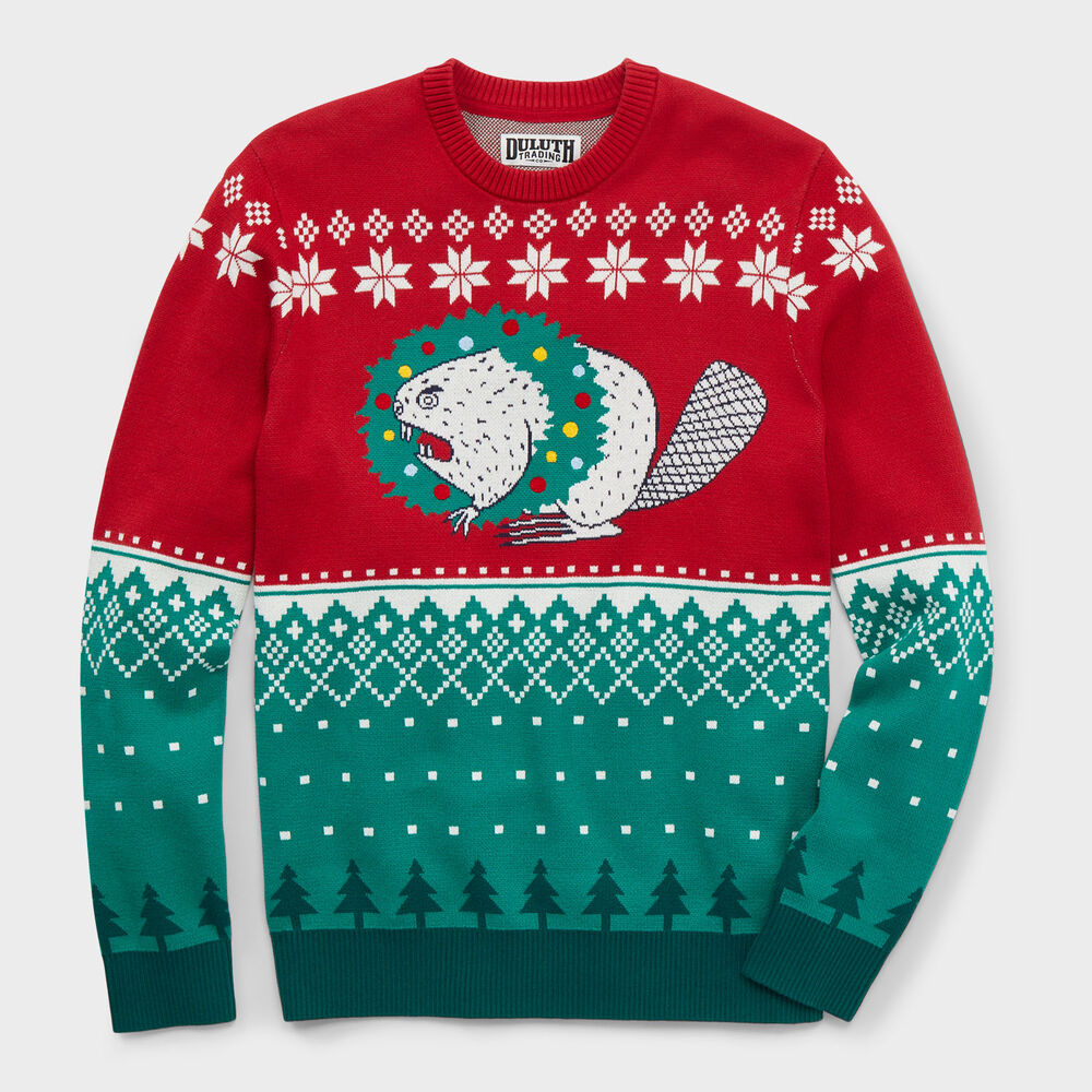 Men's Ugly Beaver Fair Isle Crew Sweater Main Image